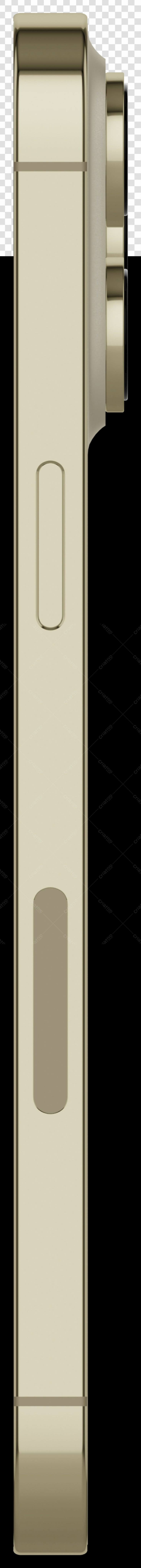 Mockup Celular Bege PNG com fundo transparente