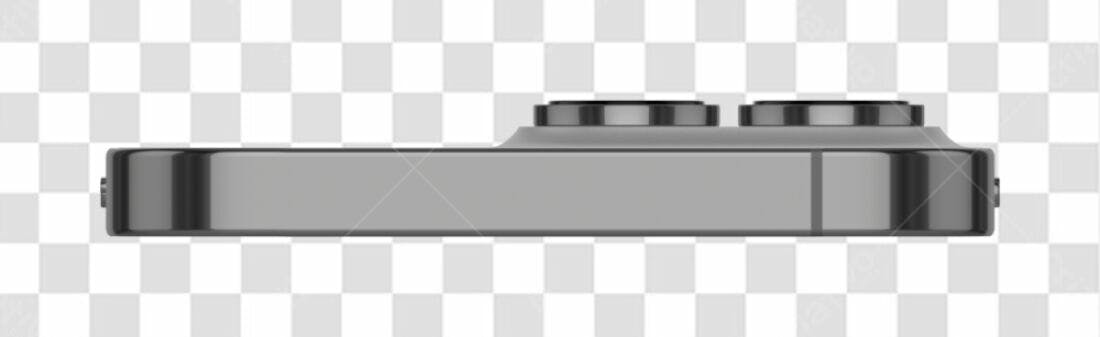 Mockup de dispositivo cinza PNG com fundo transparente
