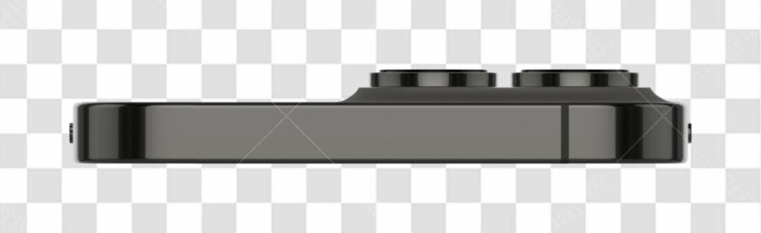 Mockup Dispositivo Eletrônico Preto PNG com fundo transparente