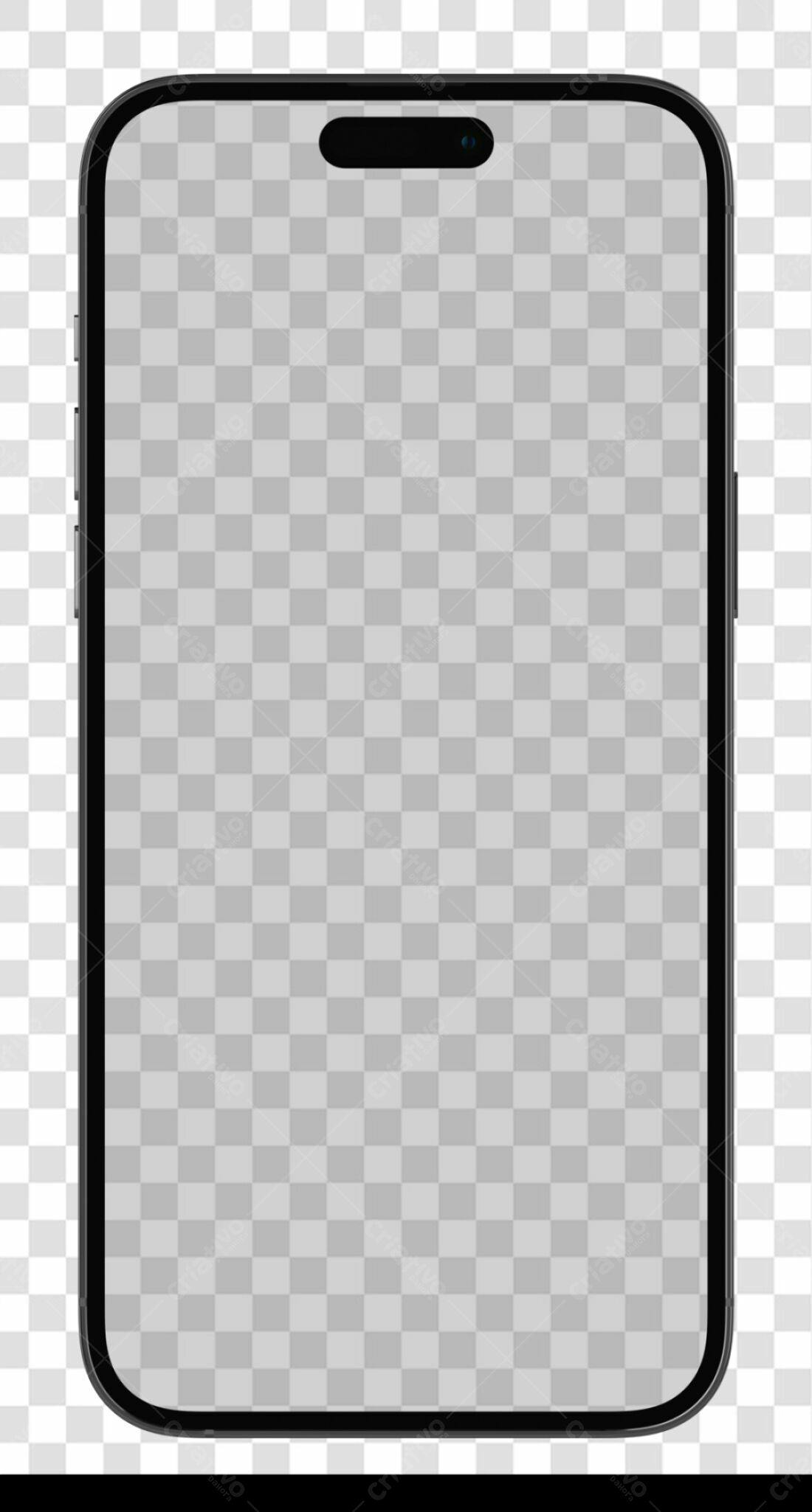 Mockup Smartphone PNG com fundo transparente
