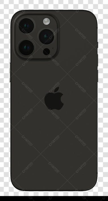 Iphone 14Pro Mockup A 4 Rear Space Black