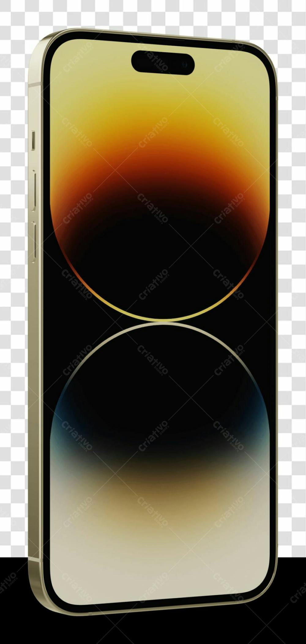Iphone 14pro mockup b 2 wallpaper gold - [download] 142886 | Criativo