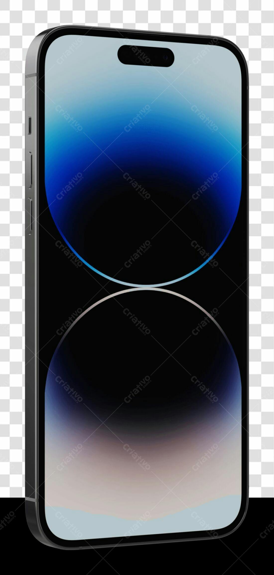 Mockup iPhone PNG com fundo transparente