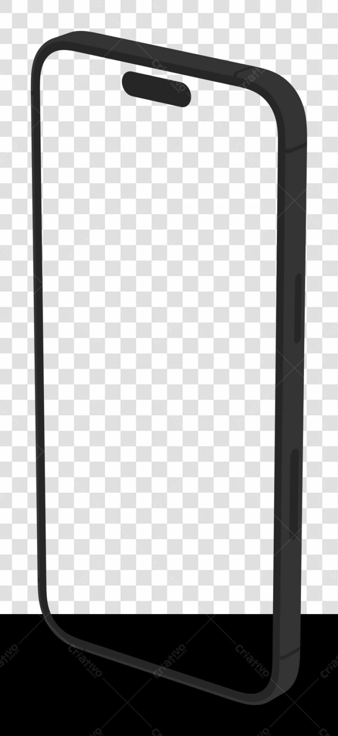 Mockup Smartphone PNG com fundo transparente