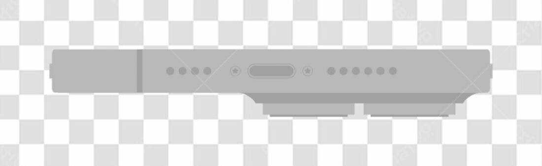 Mockup Smartwatch Cinza PNG com fundo transparente