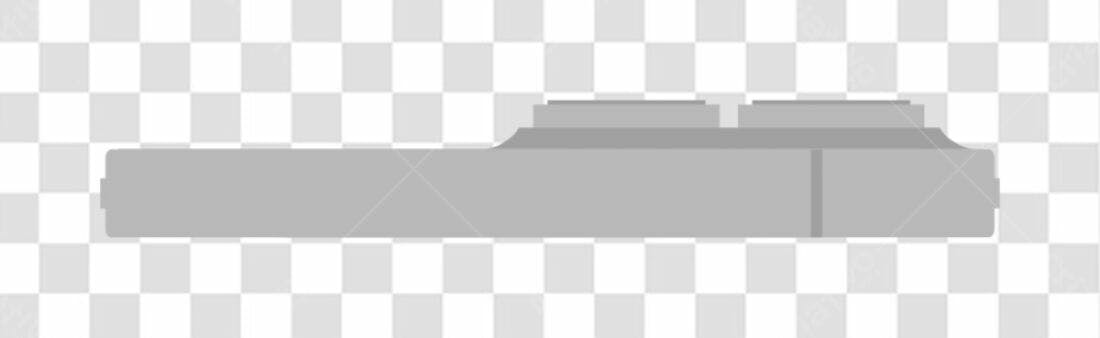 Banner horizontal cinza PNG com fundo transparente