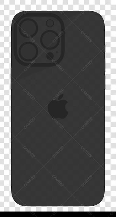 Iphone 14Pro Mockup A 3 Rear Claymodel Dark