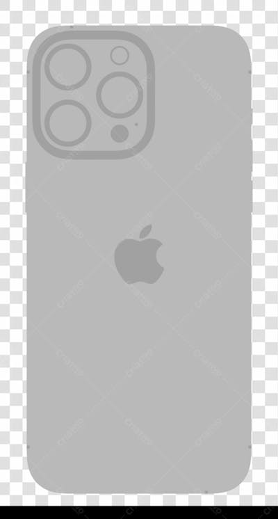 Iphone 14Pro Mockup A 3 Rear Claymodel Light