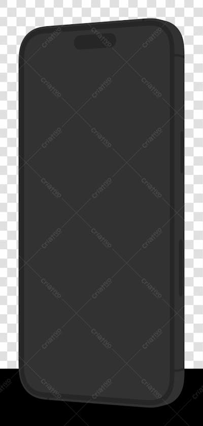 Iphone 14Pro Mockup C 2 Front Claymodel Dark