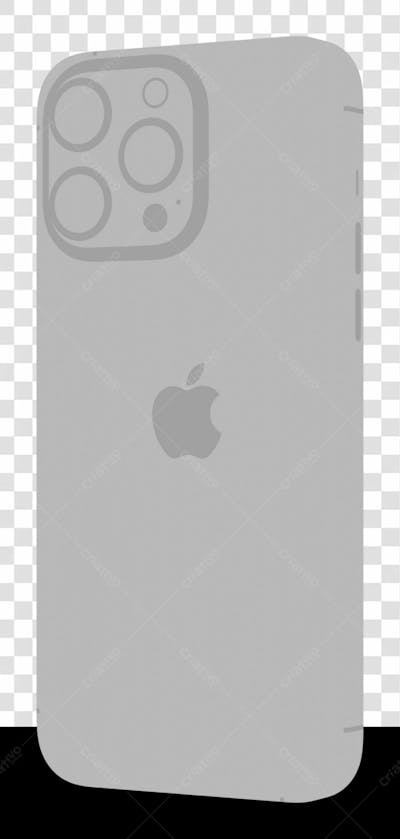Iphone 14Pro Mockup C 3 Rear Claymodel Light