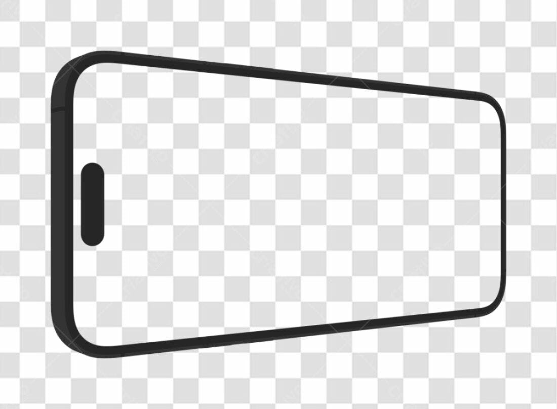 Mockup Celular PNG com fundo transparente