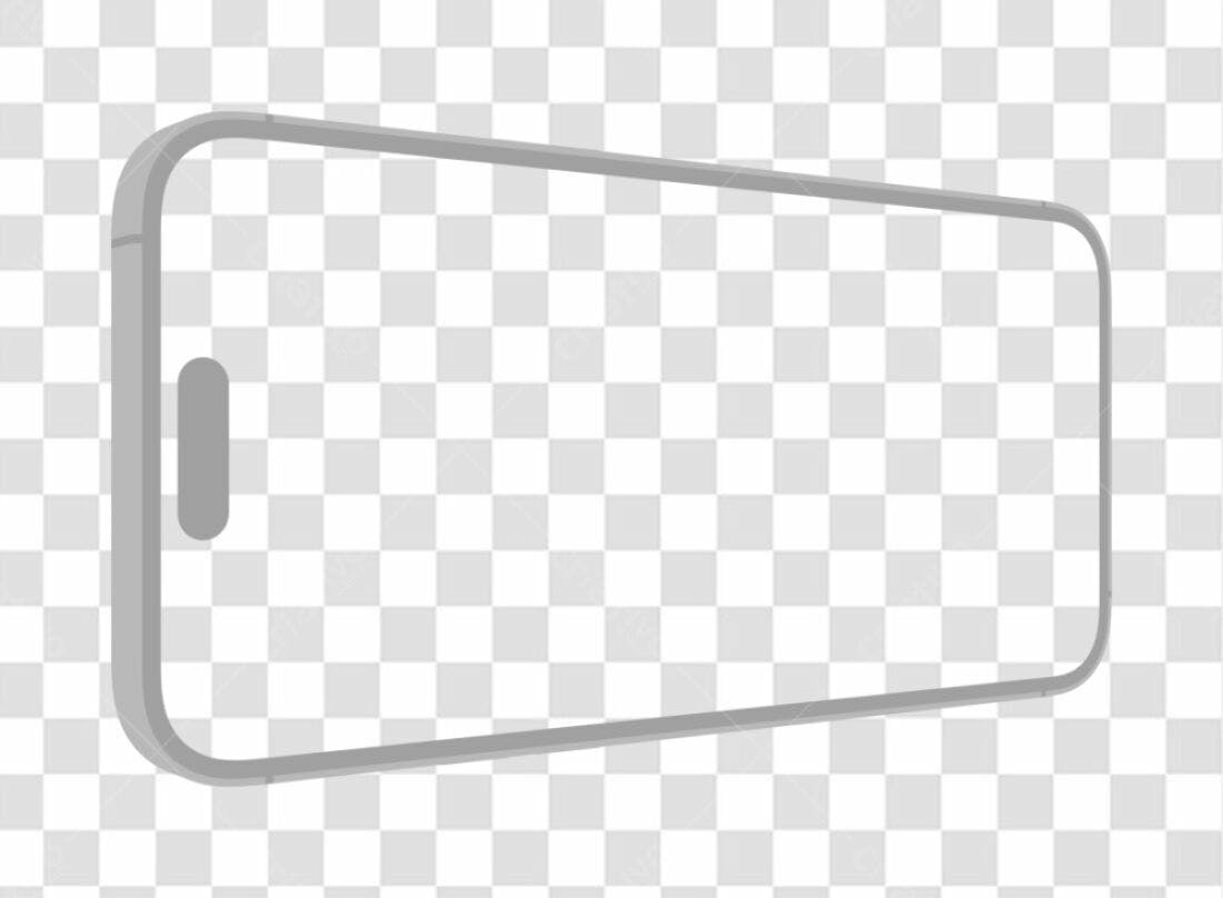Mockup Celular PNG com fundo transparente