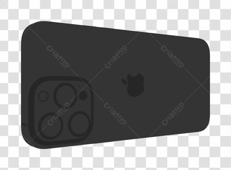 Iphone 14Pro Mockup D 3 Rear Claymodel Dark
