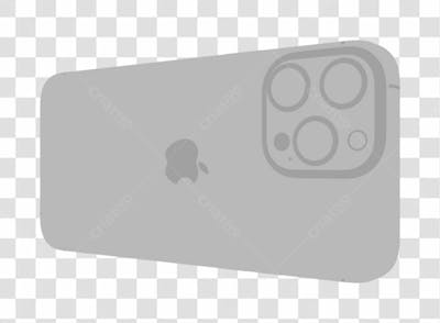 Iphone 14Pro Mockup E 3 Rear Claymodel Light