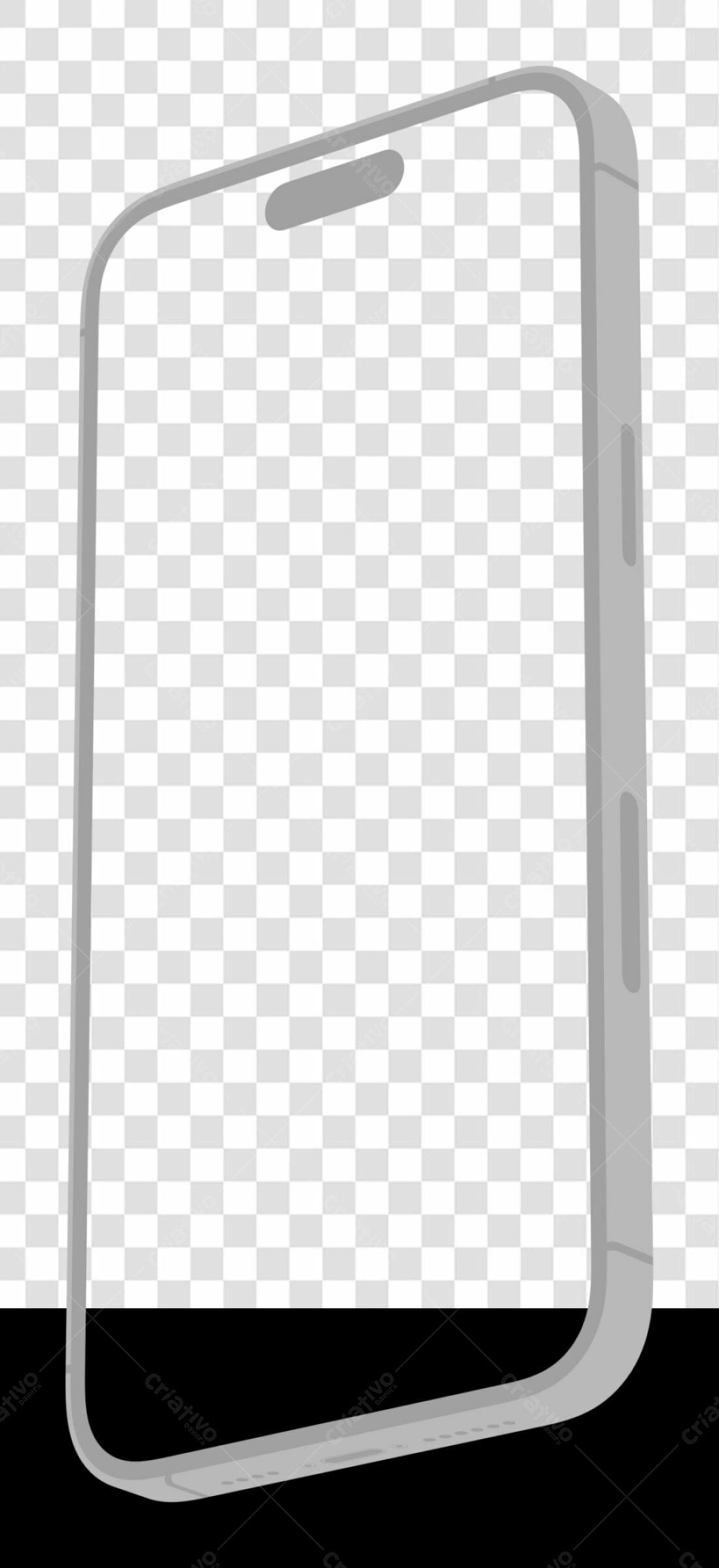 Mockup Celular PNG com fundo transparente
