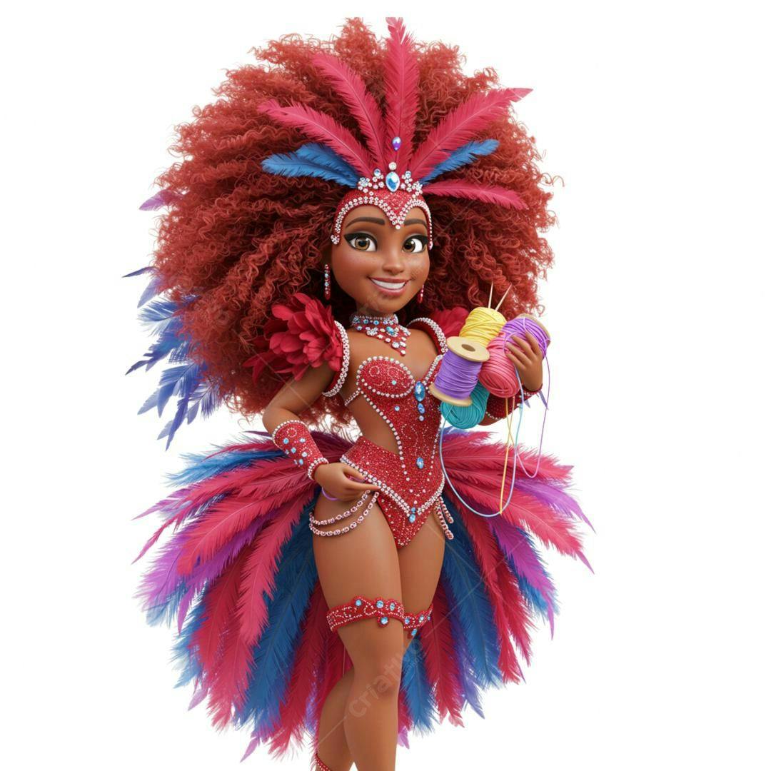Ilustração Carnaval PNG com fundo transparente