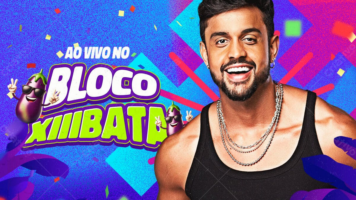 Flyer Bloco Xibata PSD Editável