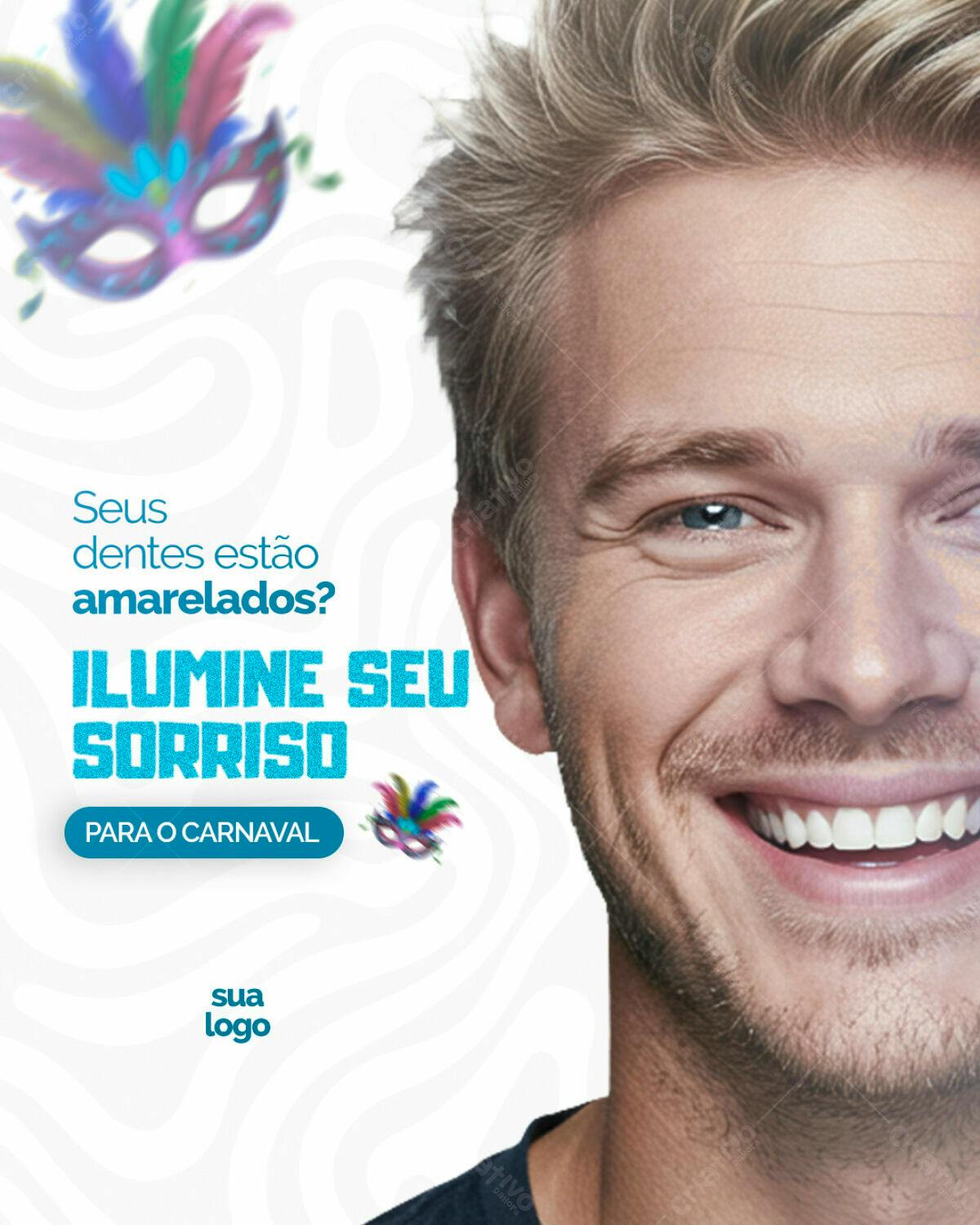 Flyer para Carnaval PSD Editável