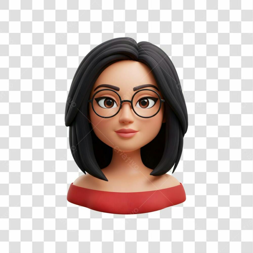 3D Avatar Profissional Emoji Busto