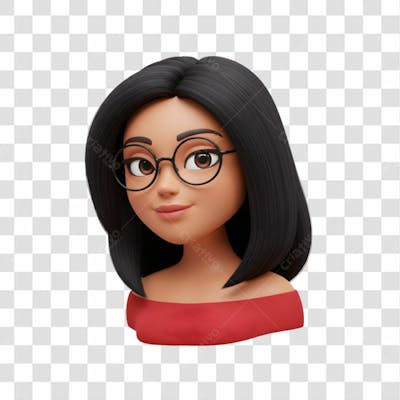 3D Avatar Profissional Emoji Busto