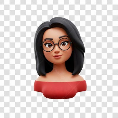 3D Avatar Profissional Emoji Busto