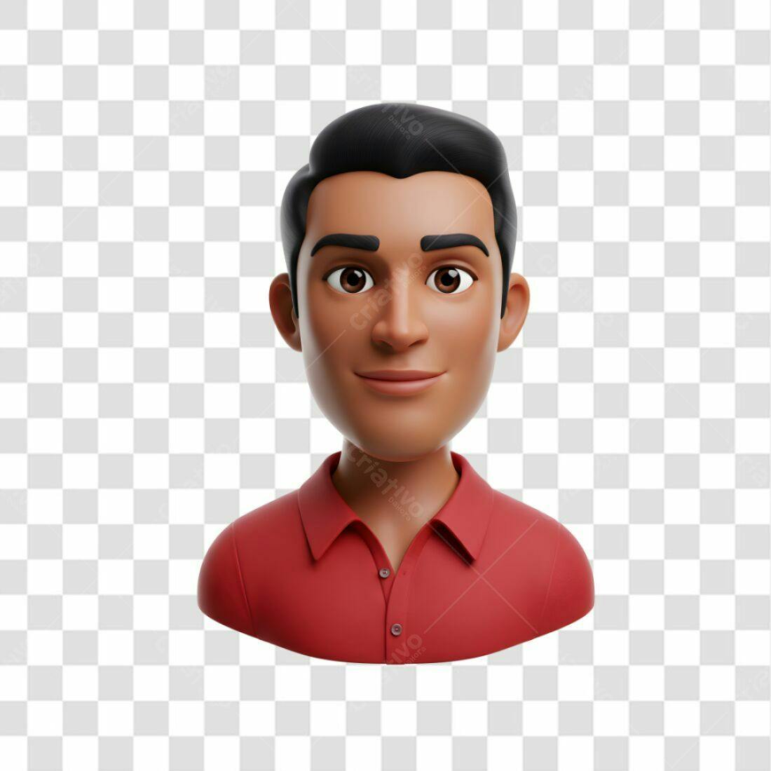 Avatar Masculino PNG com fundo transparente