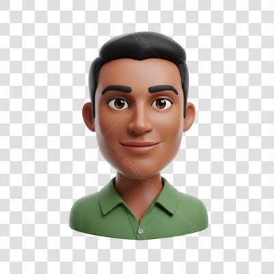 3D Avatar Profissional Emoji Busto