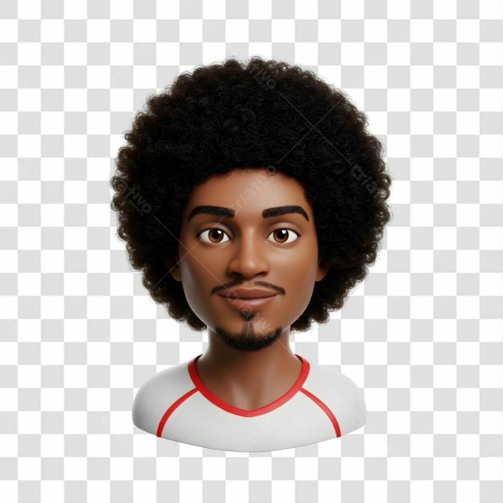3D Avatar Profissional Emoji Busto