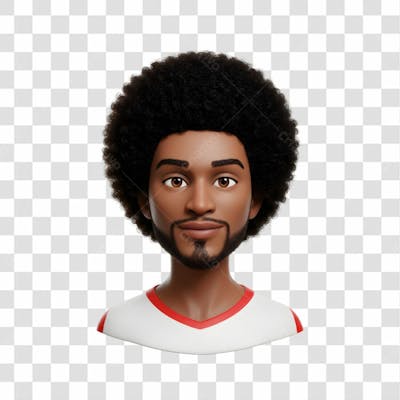 3D Avatar Profissional Emoji Busto