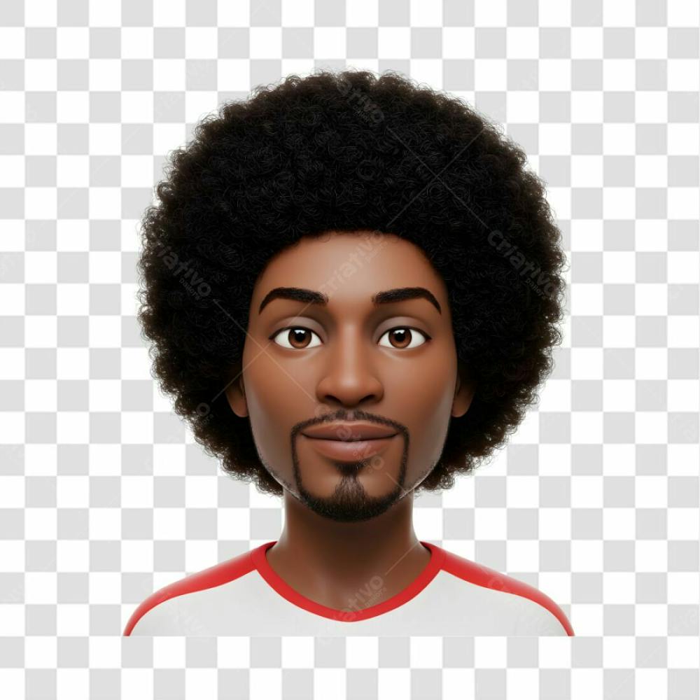 3D Avatar Profissional Emoji Busto