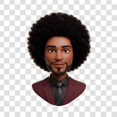3D Avatar Profissional Emoji Busto
