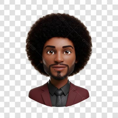3D Avatar Profissional Emoji Busto