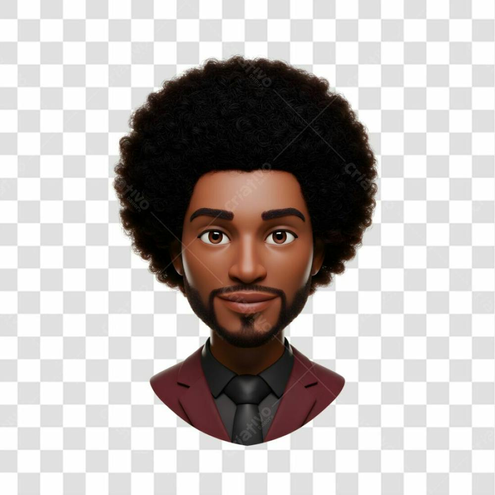 3D Avatar Profissional Emoji Busto