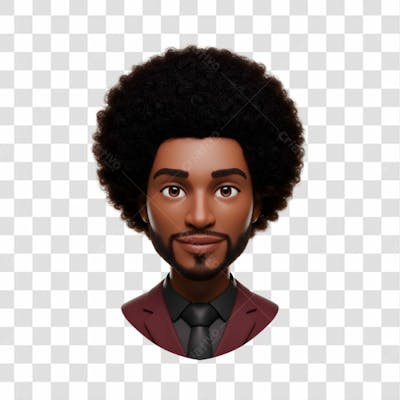 3D Avatar Profissional Emoji Busto