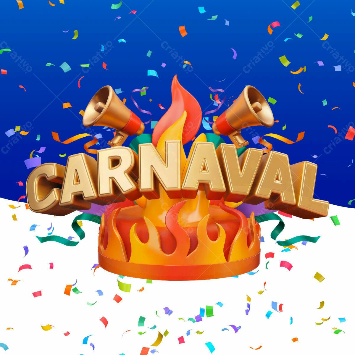 Flyer Carnaval PSD Editável