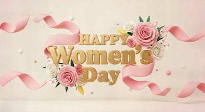 8 De Março – Dia Internacional Da Mulher, Celebrando A Força E A Beleza Das Mulheres Background