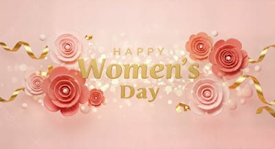 8 De Março – Dia Internacional Da Mulher, Celebrando A Força E A Beleza Das Mulheres Background