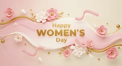 8 De Março – Dia Internacional Da Mulher, Celebrando A Força E A Beleza Das Mulheres Background