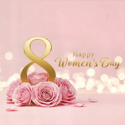 8 De Março – Dia Internacional Da Mulher, Celebrando A Força E A Beleza Das Mulheres Background