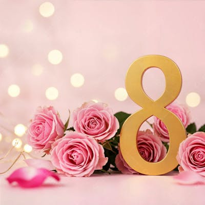 8 De Março – Dia Internacional Da Mulher, Celebrando A Força E A Beleza Das Mulheres Background