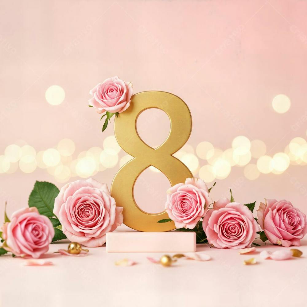 8 De Março – Dia Internacional Da Mulher, Celebrando A Força E A Beleza Das Mulheres Background