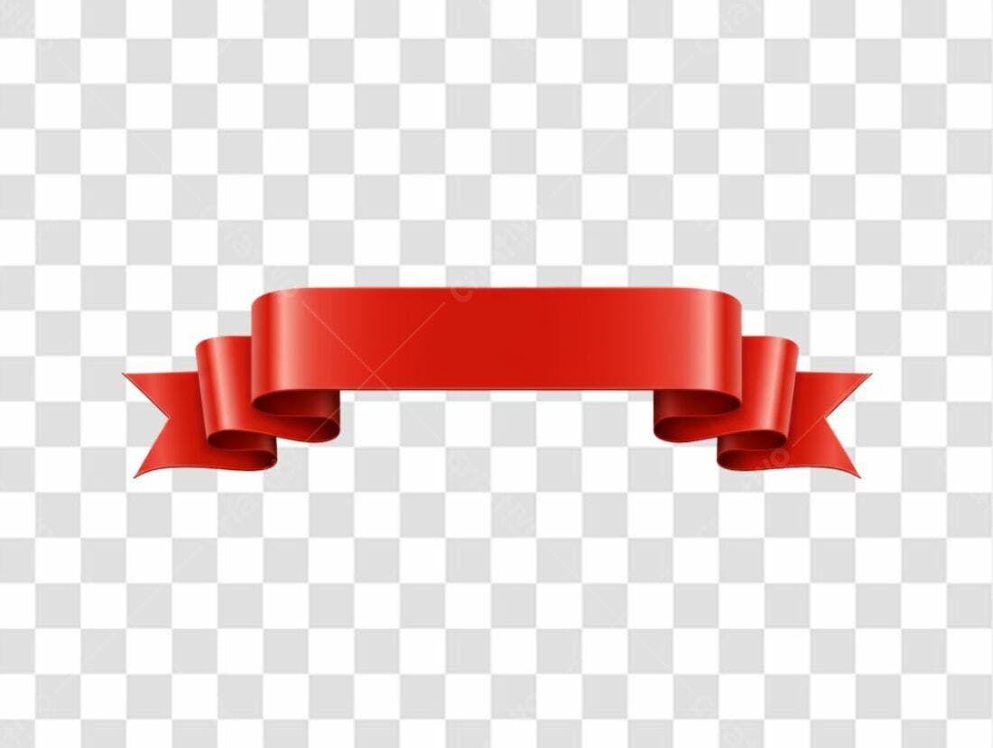Banner Vermelho para Promoções PNG com fundo transparente