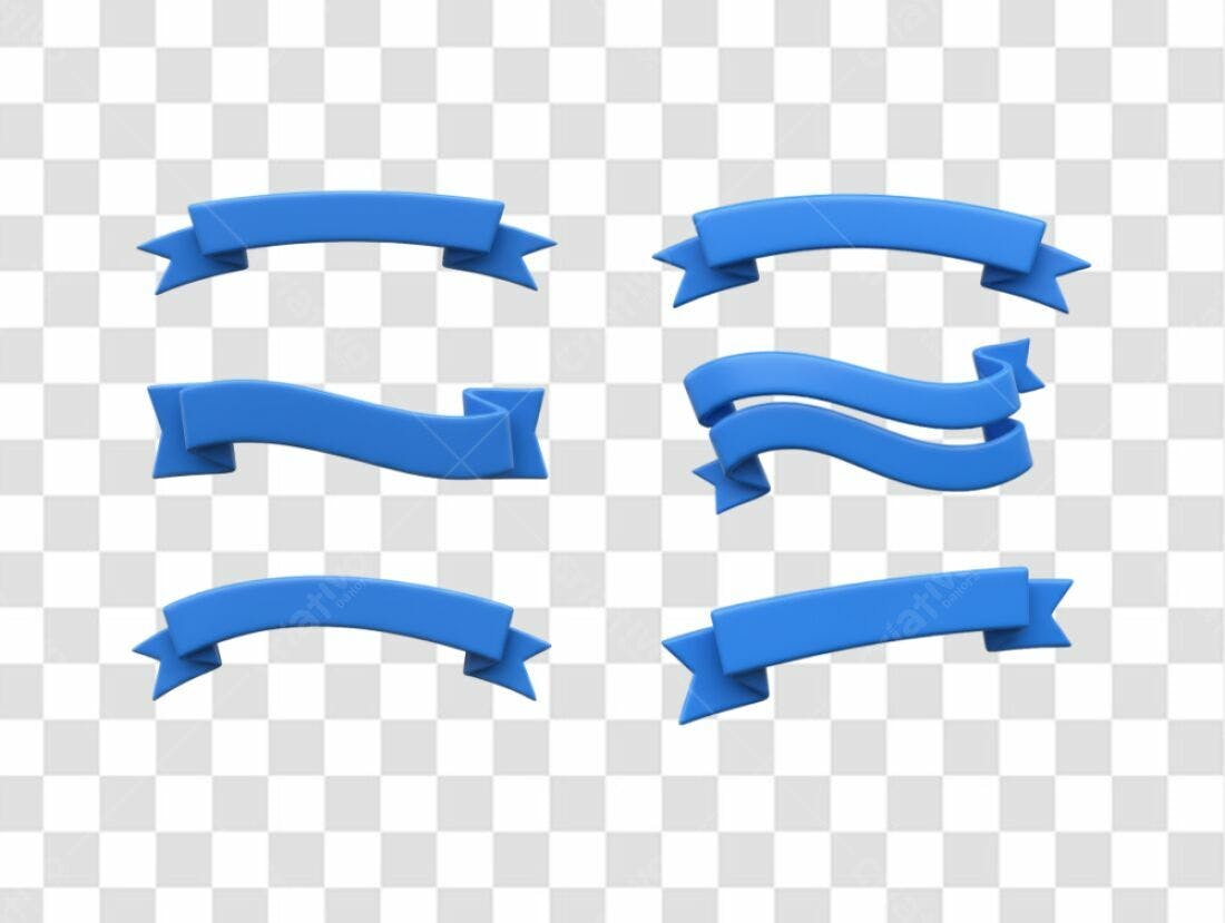 Kit de Fitas PNG com fundo transparente
