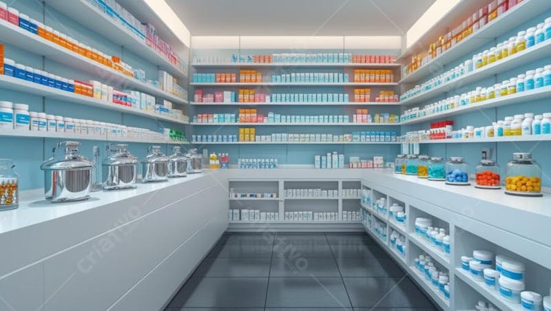 Imagem do Interior De Uma Farmácia