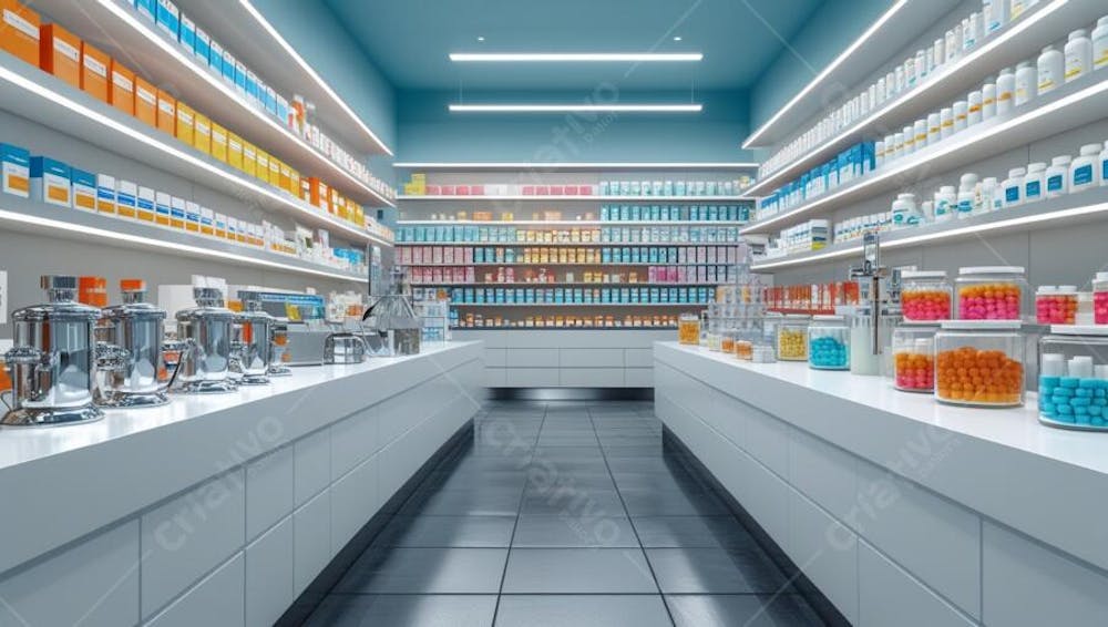 Imagem do Interior De Uma Farmácia