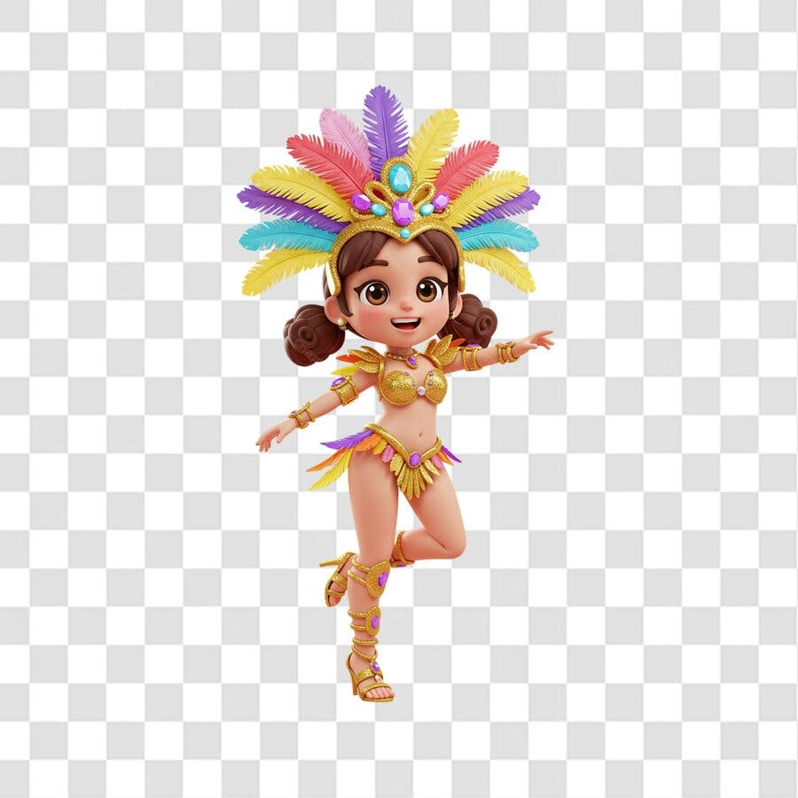 Ilustração Carnaval PNG com fundo transparente