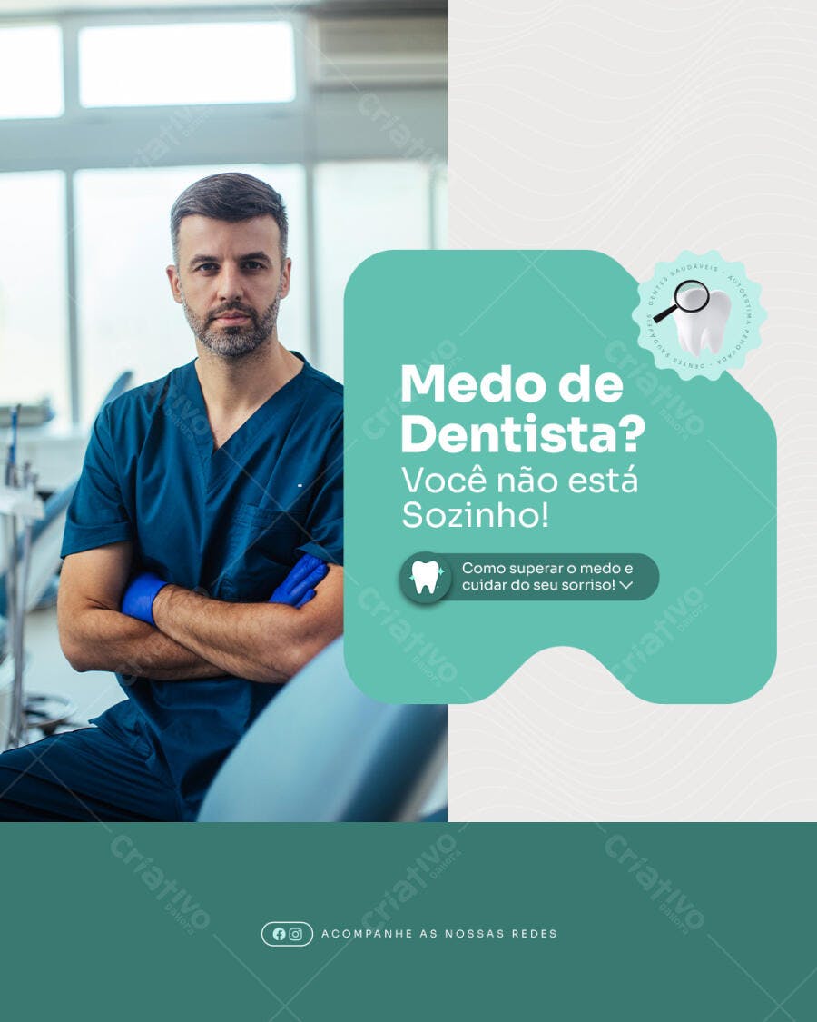 Post para Odontologista PSD Editável