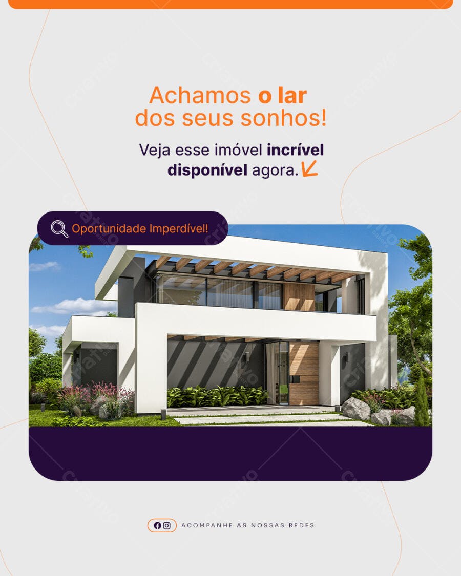 PSD para Imóvel de Luxo PSD Editável