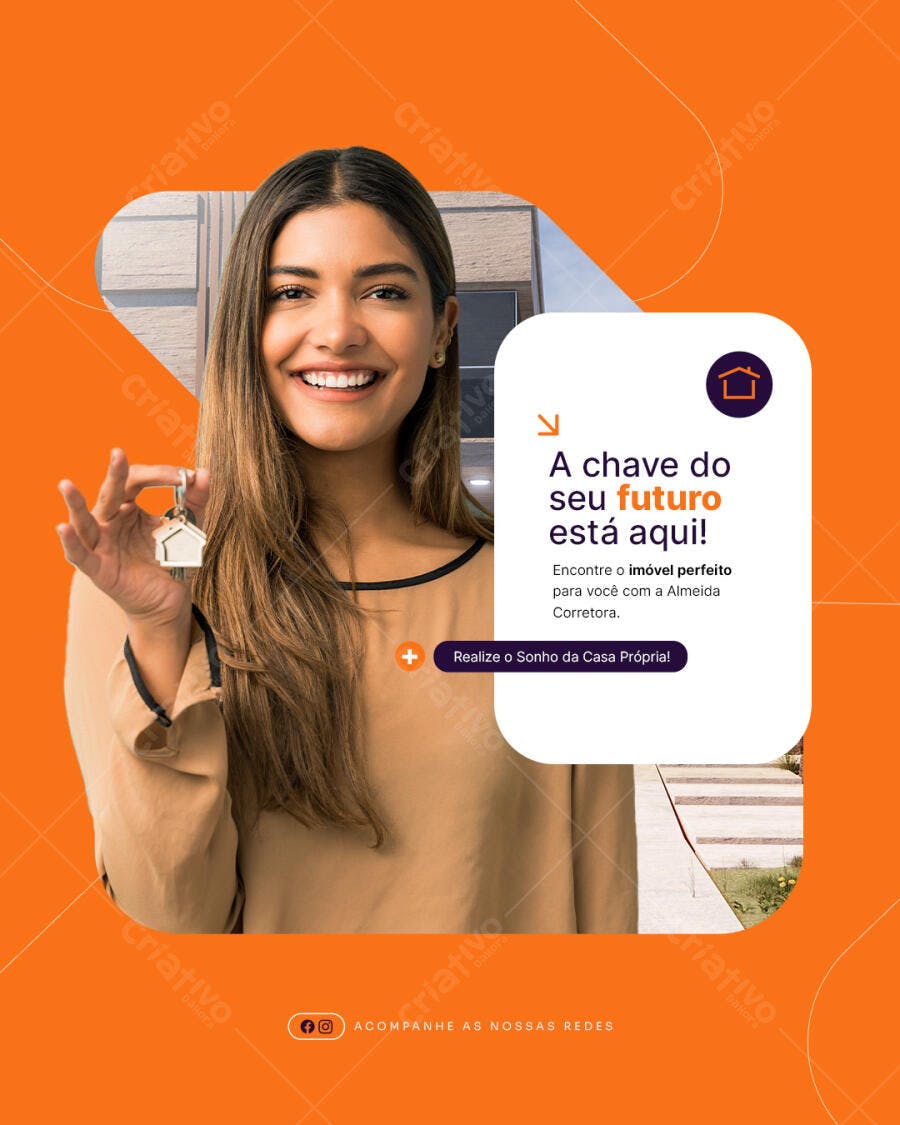 Postagem Imóveis para Redes Sociais PSD Editável