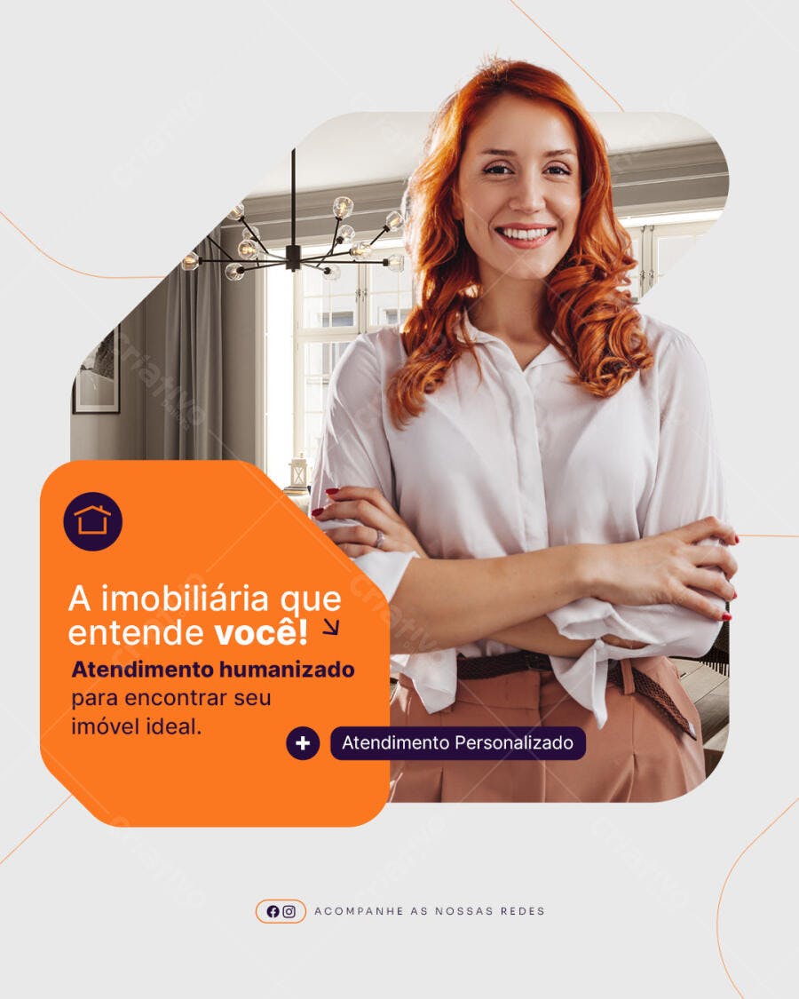 Post para Imobiliária PSD Editável